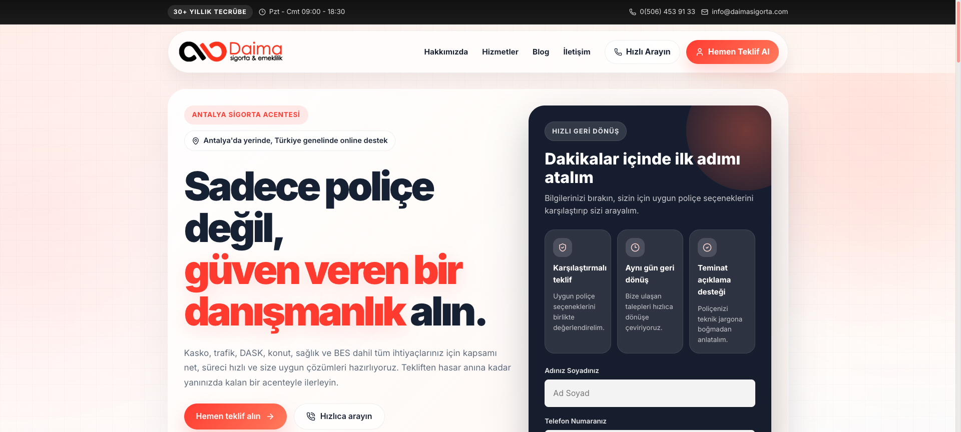 Daima Sigorta screenshot